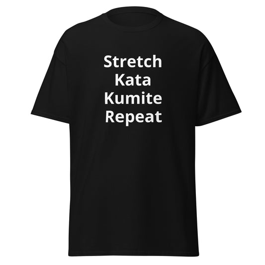 Stretch Kata Kumite Repeat tee